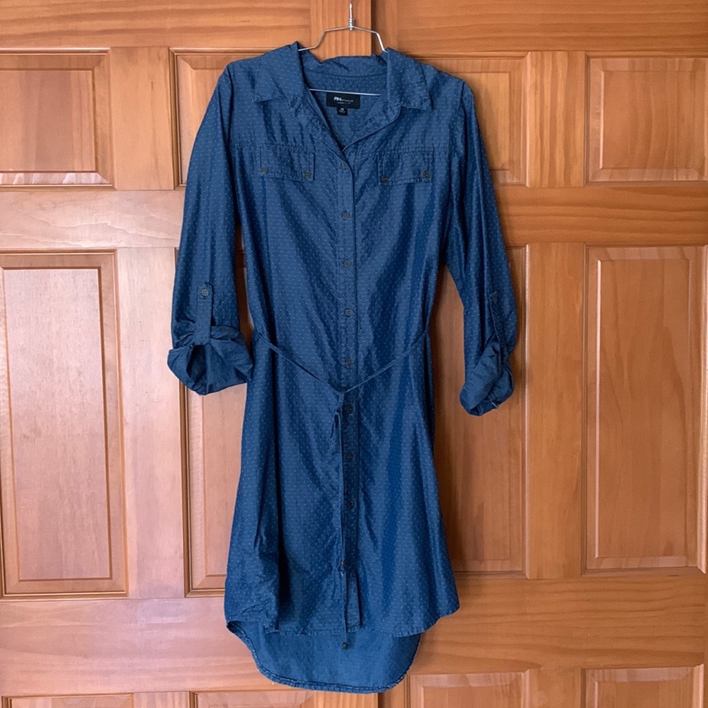 Chambray shirt dress size 10